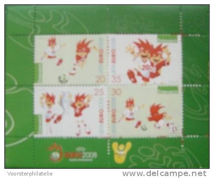 AUSTRIA 2007 ANK BLOCK 42 EURO 2008 FUSSBALL SOCCER POSTFRISCH - Blocs & Hojas