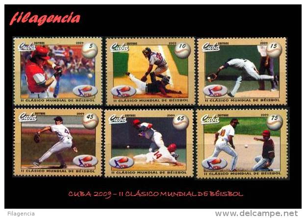 AMERICA. CUBA MINT. 2009 SEGUNDO CLÁSICO MUNDIAL DE BÉISBOL - Unused Stamps