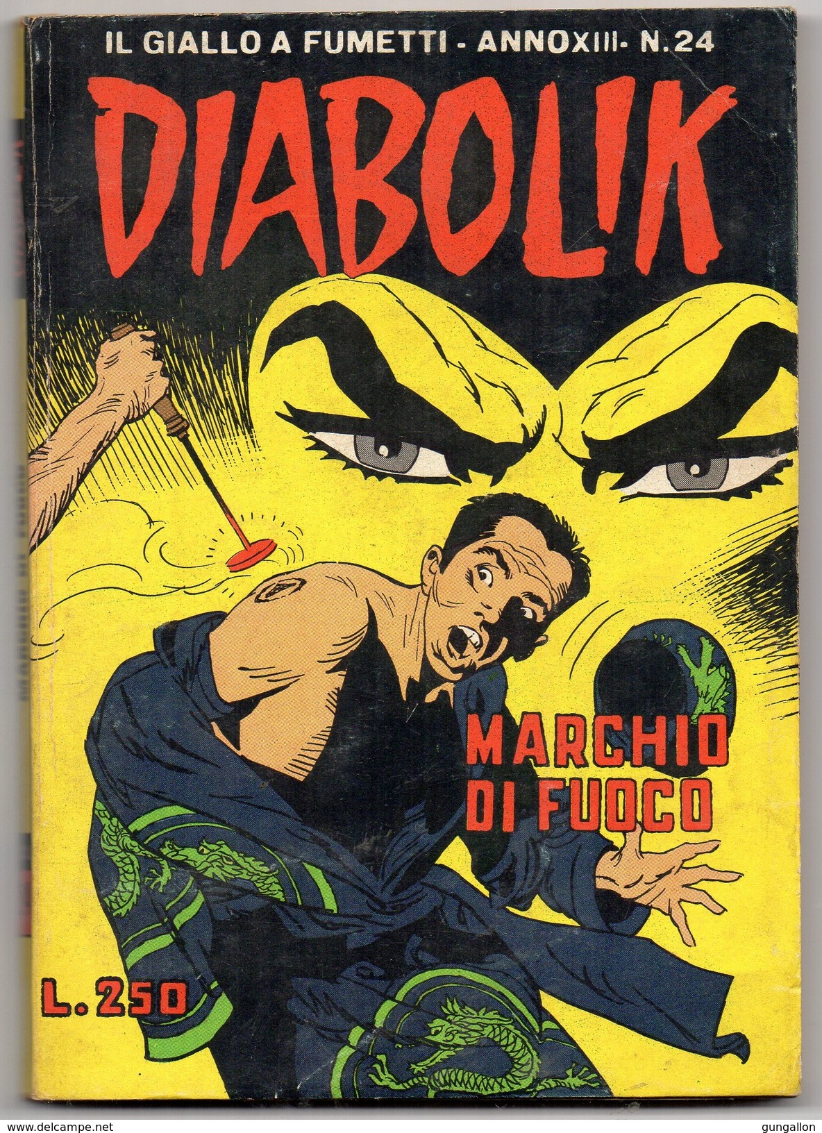 Diabolik  (Astorina 1974) Anno XIII° N. 24 - Diabolik