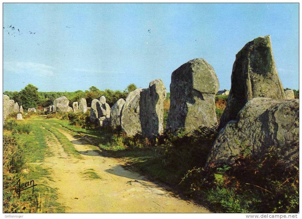 MORBIHAN 1967 (les Menhirs) - Dolmen & Menhire