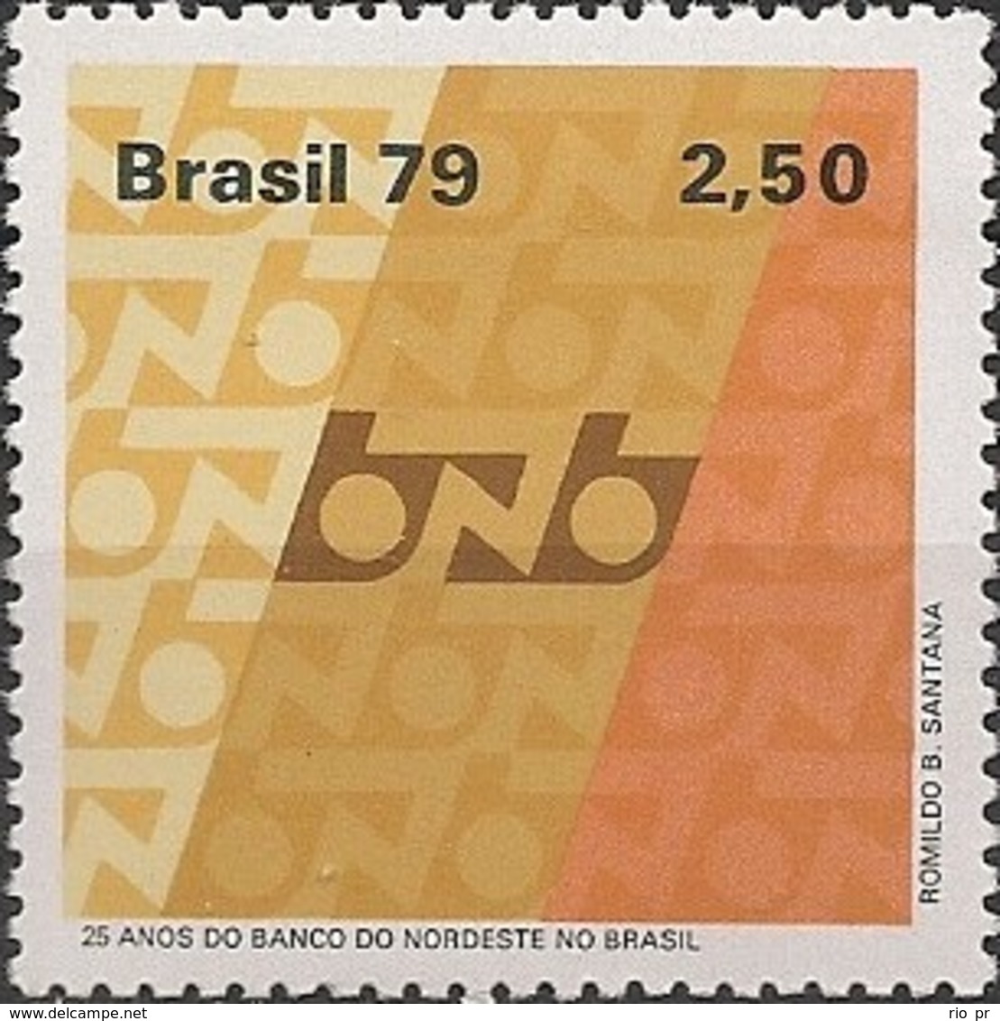 BRAZIL - 25 YEARS OF BRAZILIAN NORTHEAST BANK 1979 - MNH - Nuevos