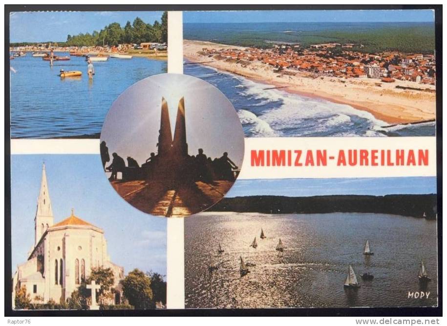 CPM  MIMIZAN   Multi-vues - Mimizan Plage