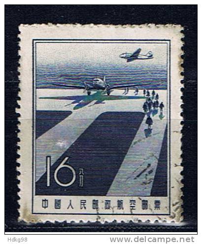 VRC+ China Volksrepublik 1957 Mi 341 Flughafen - Usados