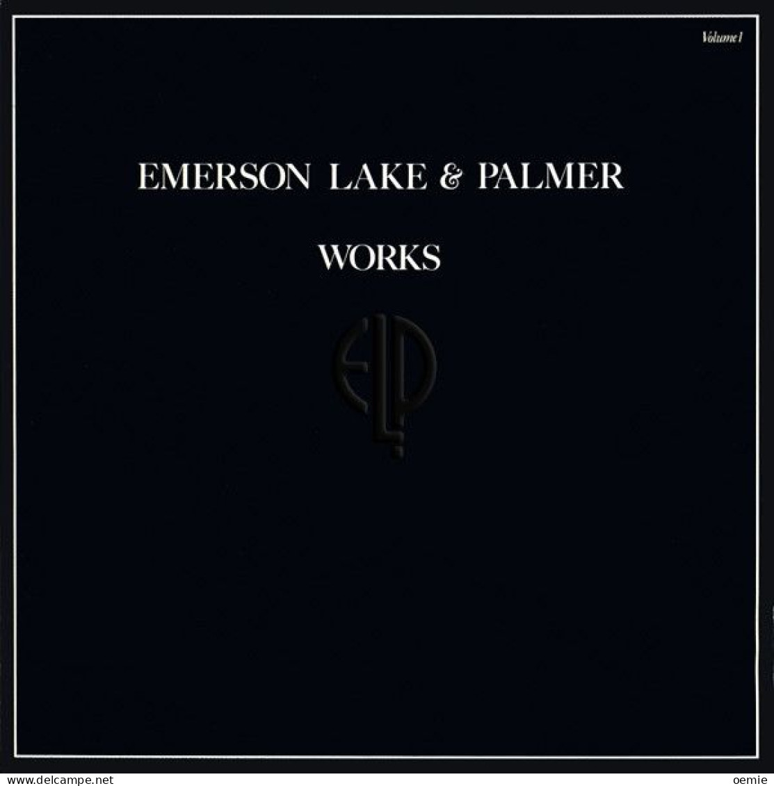 EMERSON LAKE & PALMER   WORKS   VOLUME 1 //    2  DISQUES