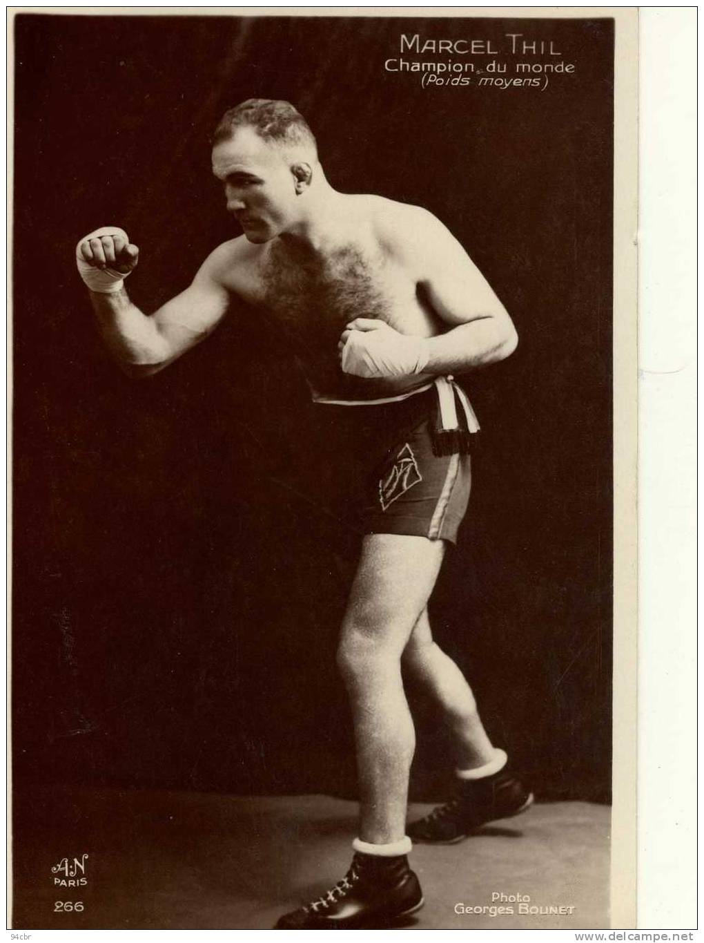 CPA (BOXE)    MARCEL THIL Champion Du Monde Poids Moyens - Boxe