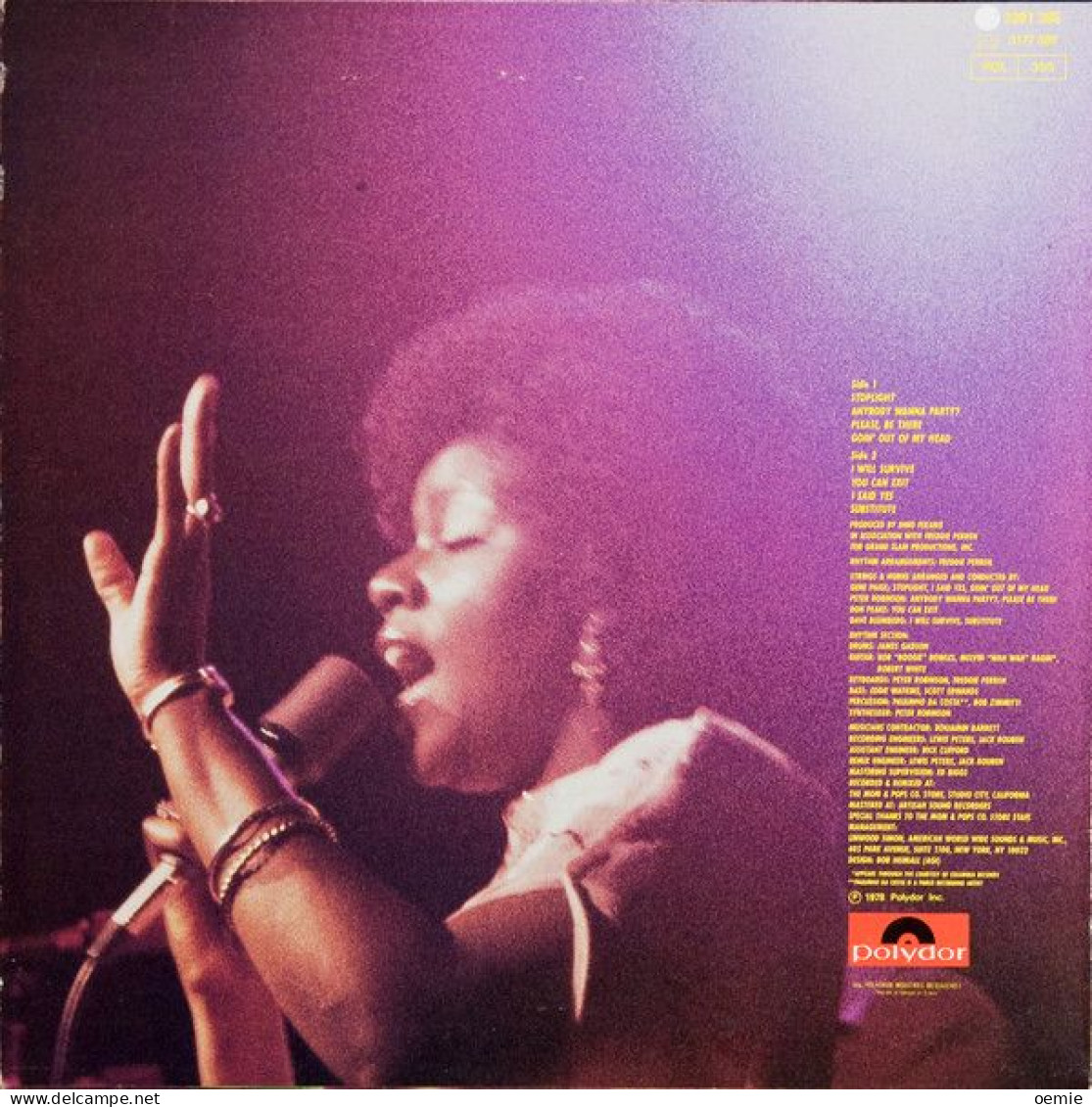 GLORIA  GAYNOR  °     LOVE  TRACKS - Soul - R&B