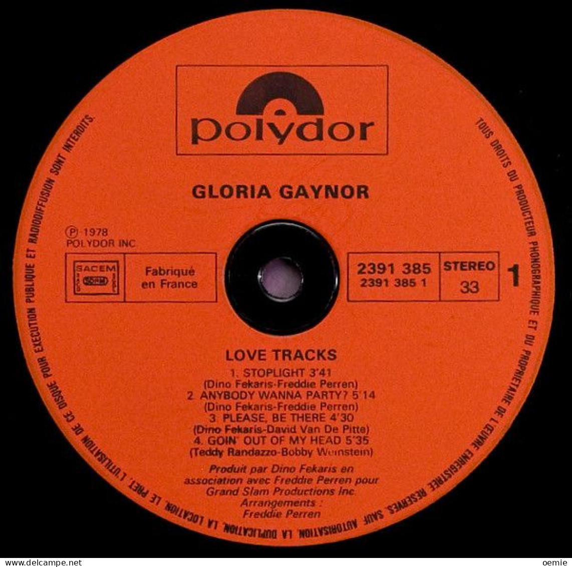 GLORIA  GAYNOR  °     LOVE  TRACKS - Soul - R&B