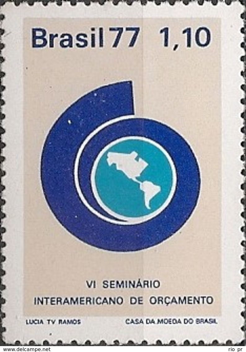 BRAZIL - VI INTERAMERICAN BUDGET SEMINAR 1977 - MNH - Nuevos