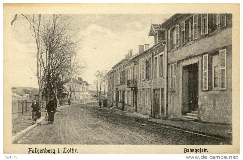 Faulquemont 57 - Falkenberg I. Lothringen - Bahnofstrasse - Faulquemont