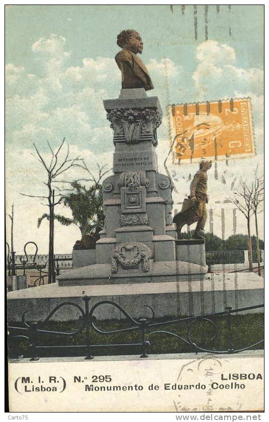 Portugal - Lisboa - Monumento De Eduardo Coelho - Lisboa