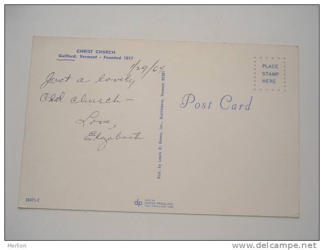 US -  Guilford -Vermont    VF    D48349 - Other & Unclassified