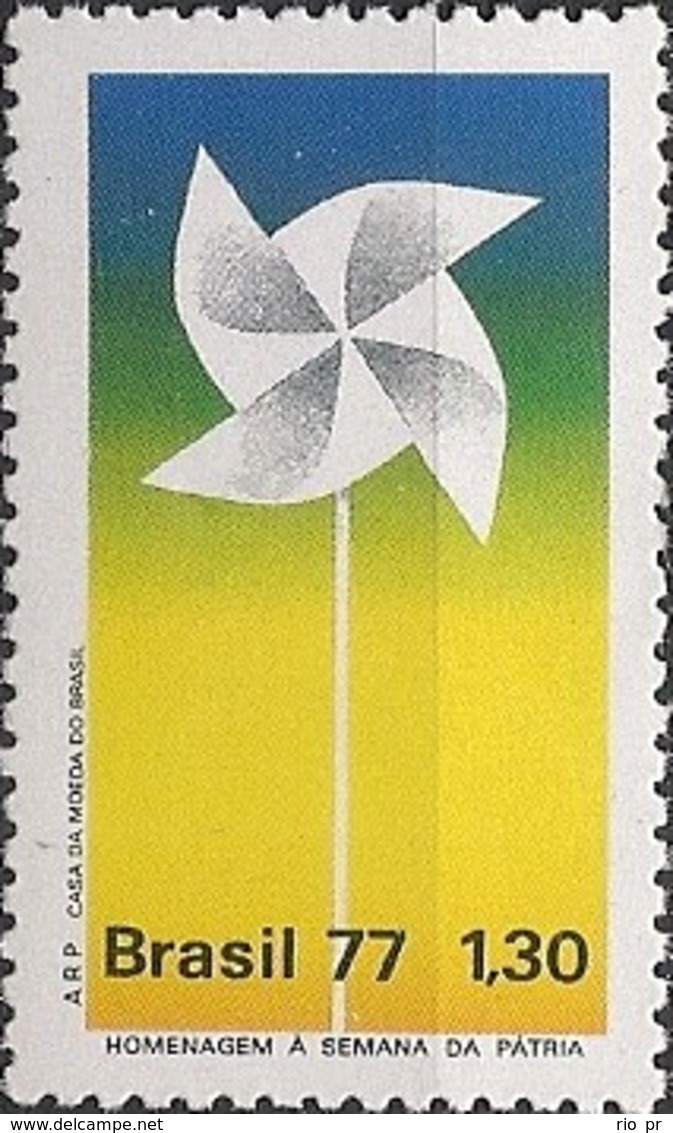 BRAZIL - PATRIOT WEEK 1977 - MNH - Unused Stamps