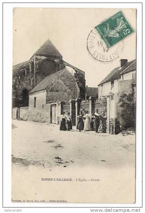 VAL  D´OISE  /  BOISSY-L´AILLERIE  /  L´ EGLISE  /  ABSIDE - Boissy-l'Aillerie