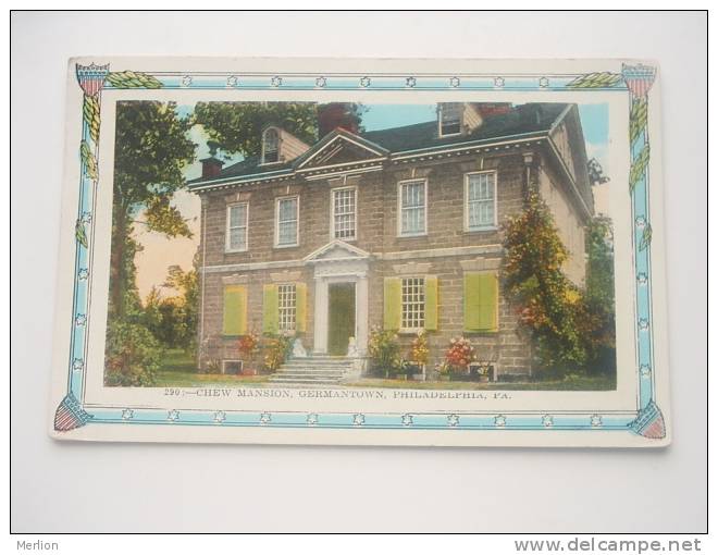 US -  Philadelphia -Germantown -Chew Mansion - PA -  PU 1931   VF   D48368 - Philadelphia