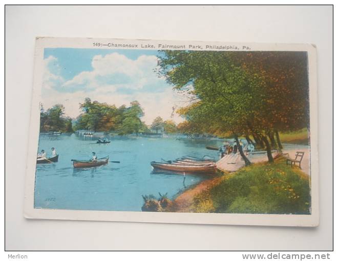 US -  Philadelphia -Chamonoux Lake -Fairmount Park  - PA -  PU 1931   VF   D48369 - Philadelphia