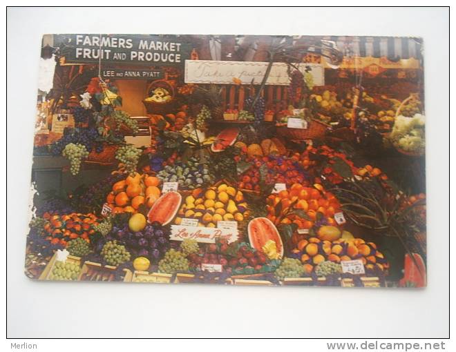 US - Los Angeles -Farmers Market - Fruit And Produce      VF   D48374 - Los Angeles