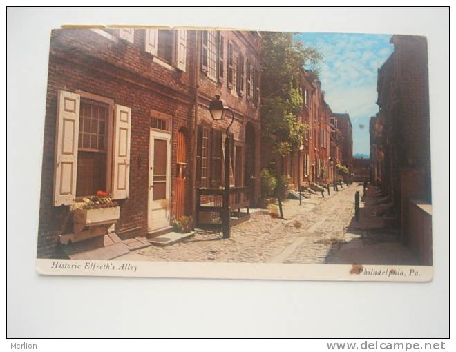 US - Philadelphia - Historic Elfreth's Alley       VF   D48375 - Philadelphia