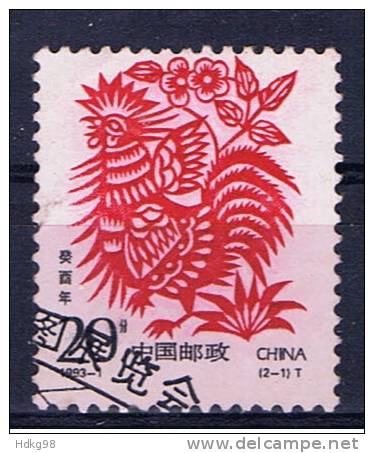 VRC+ China Volksrepublik 1993 Mi 2463 Jahr Des Hahnes - Used Stamps