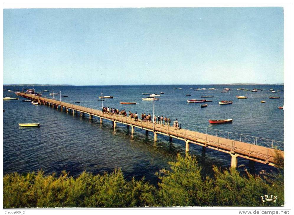 ANDERNOS LES BAINS . La Jetée Animée  .Voir Recto Verso  (B502) - Andernos-les-Bains