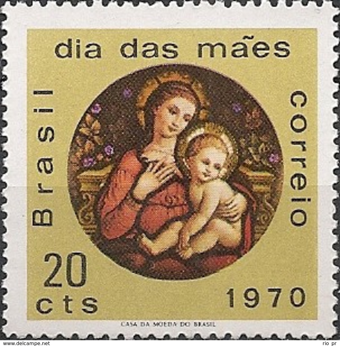 BRAZIL - MOTHERS' DAY 1970 - MNH - Mother's Day