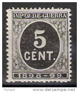 ESPANA Impot De Guerre 1898 N°23 Neuf ** - Impots De Guerre