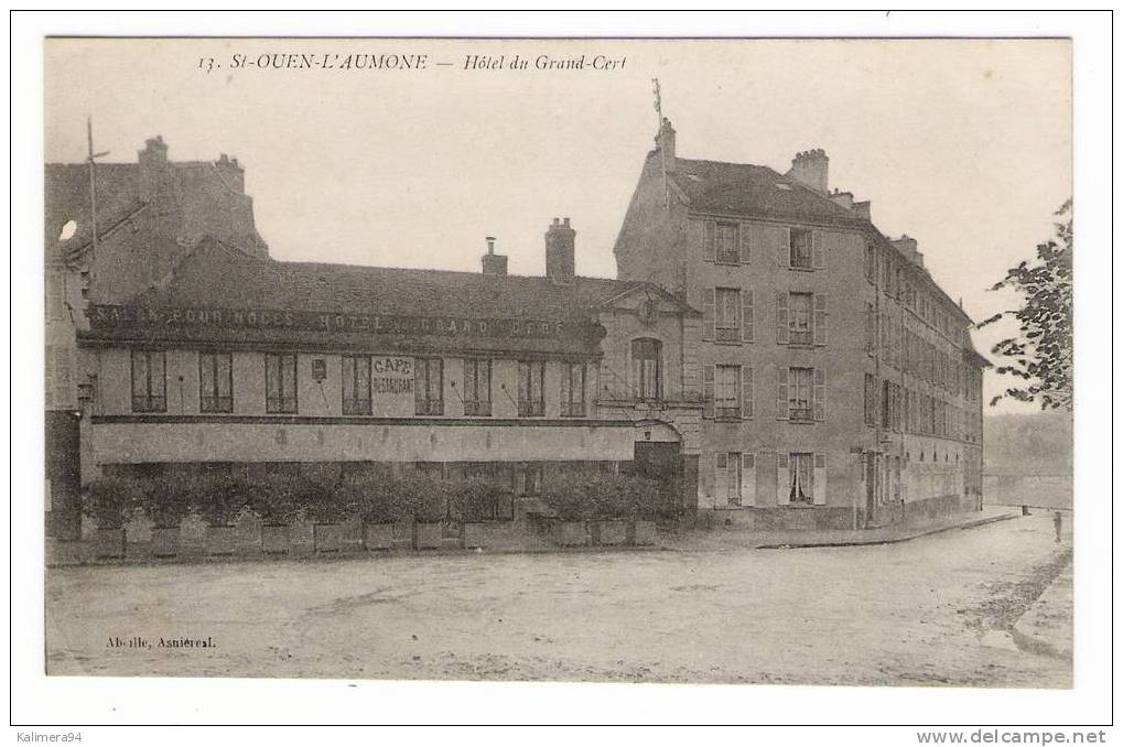 VAL-D´OISE  /  SAINT-OUEN-L´AUMÔNE  /  HÔTEL  DU  GRAND-CERF - Saint-Ouen-l'Aumône