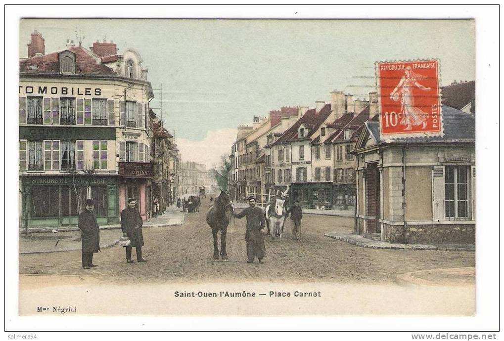 VAL-D´OISE  /  SAINT-OUEN-L´AUMÔNE  /  PLACE  CARNOT - Saint-Ouen-l'Aumône