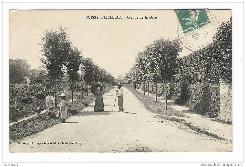 VAL  D´OISE  /  BOISSY-L´AILLERIE  /  AVENUE  DE  LA  GARE - Boissy-l'Aillerie