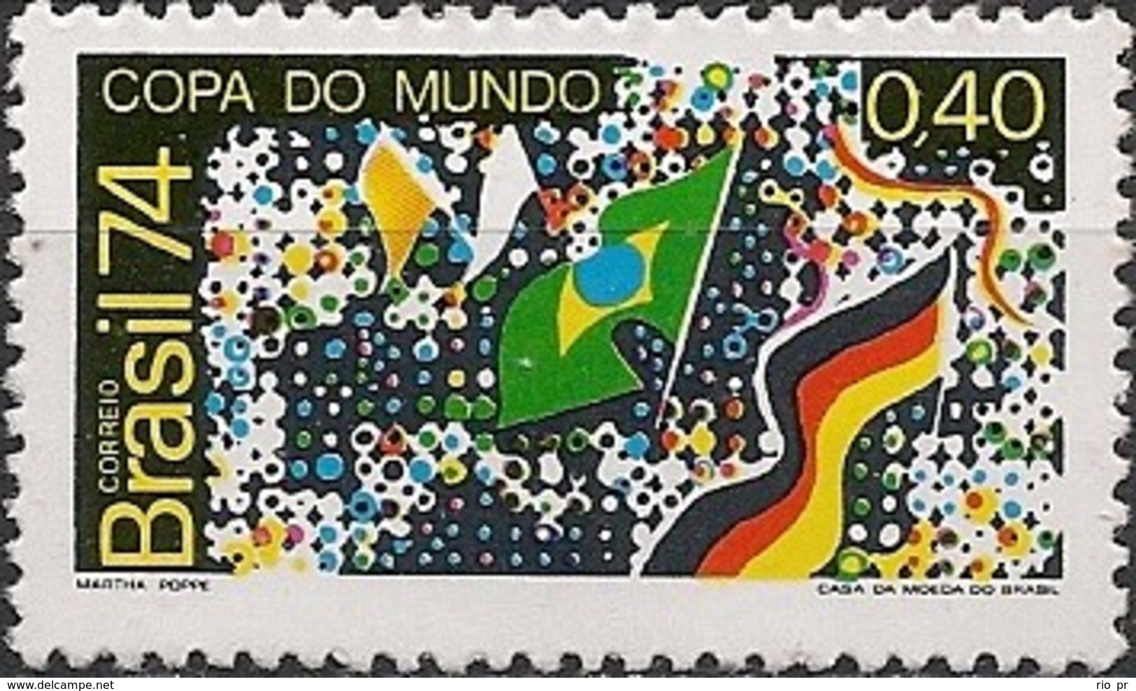 BRAZIL - WEST GERMANY'74 FIFA WORLD SOCCER CUP 1974 - MNH - 1974 – Alemania Occidental