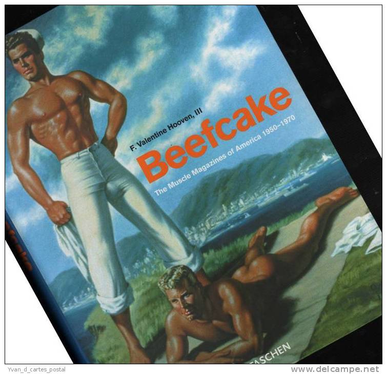 LIVRE BEEFCAKE THE MUSCLE MAGAZINES OF AMERICA 1950 / 1970 GAY HOMMES NUS - Photographie