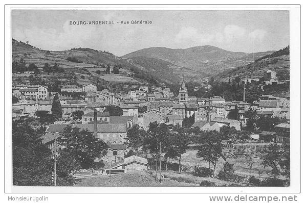 42 ) BOURG ARGENTAL, Vue Générale, - Bourg Argental