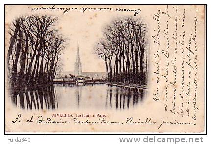 CPA.  NIVELLES.    Le Lac Du Parc. - Nijvel