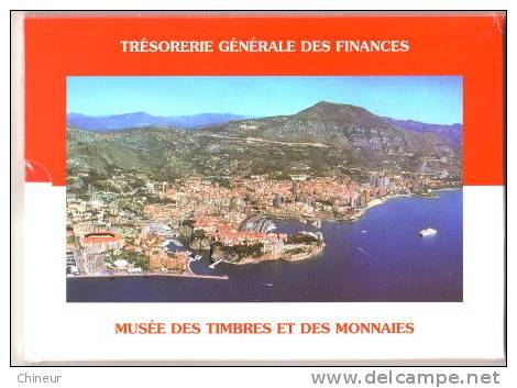 MONACO COFFRET SCELLE EUROS BU  2001 - Otros & Sin Clasificación