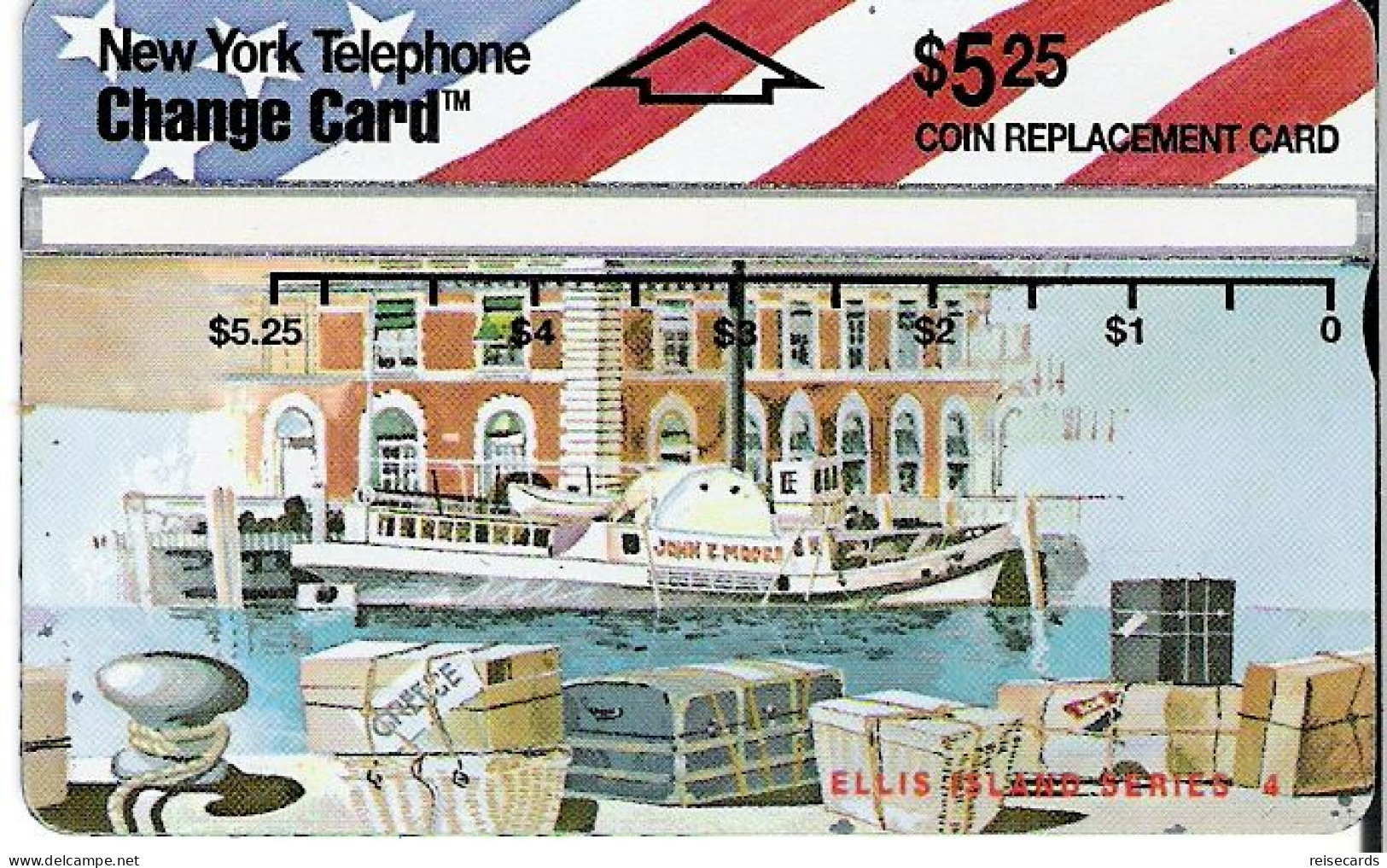 USA: New York Telephone: 302B Ellis Island 4. Mint - Schede Olografiche (Landis & Gyr)