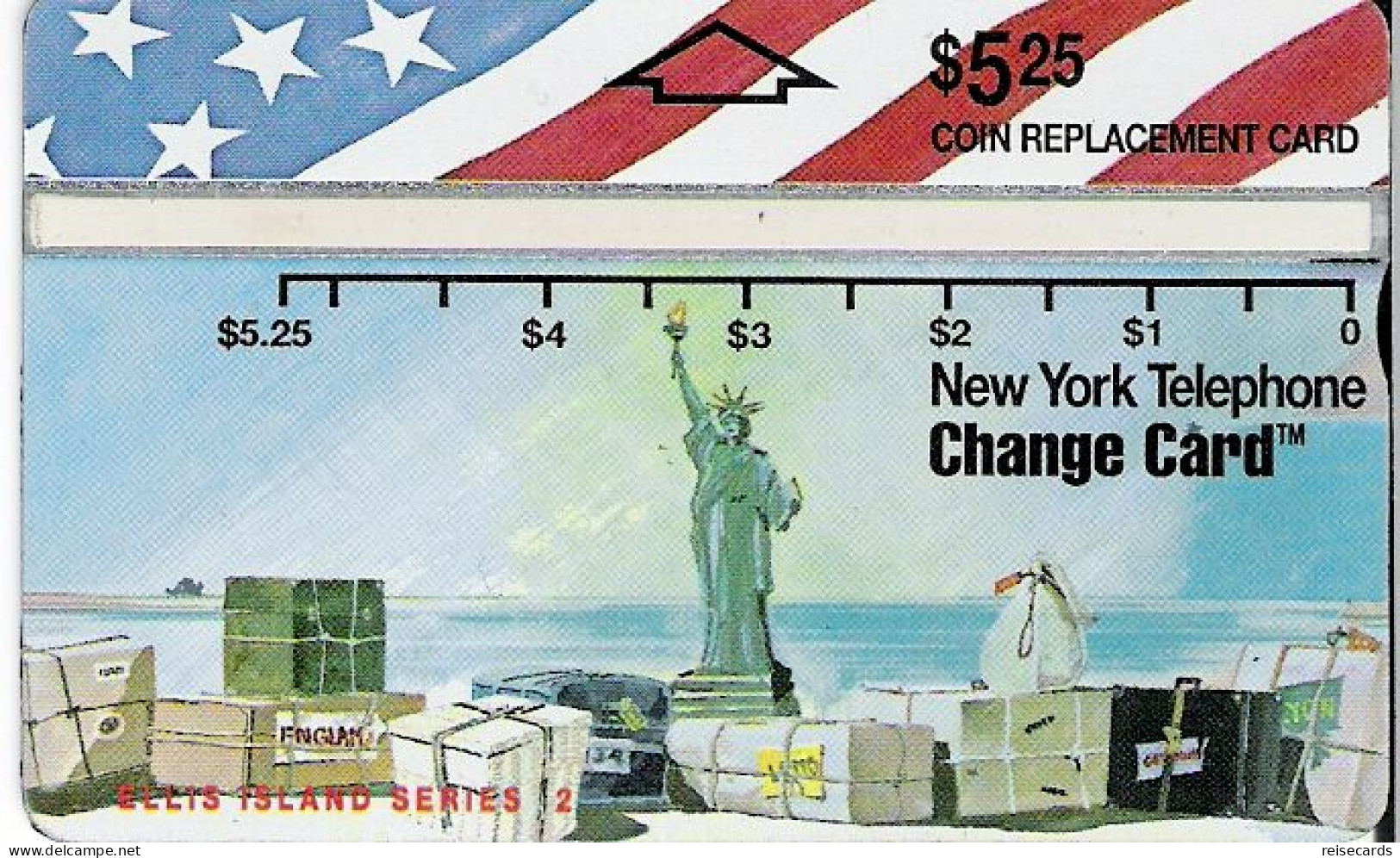 USA: New York Telephone: 302A Ellis Island 2. Mint - [1] Hologrammkarten (Landis & Gyr)