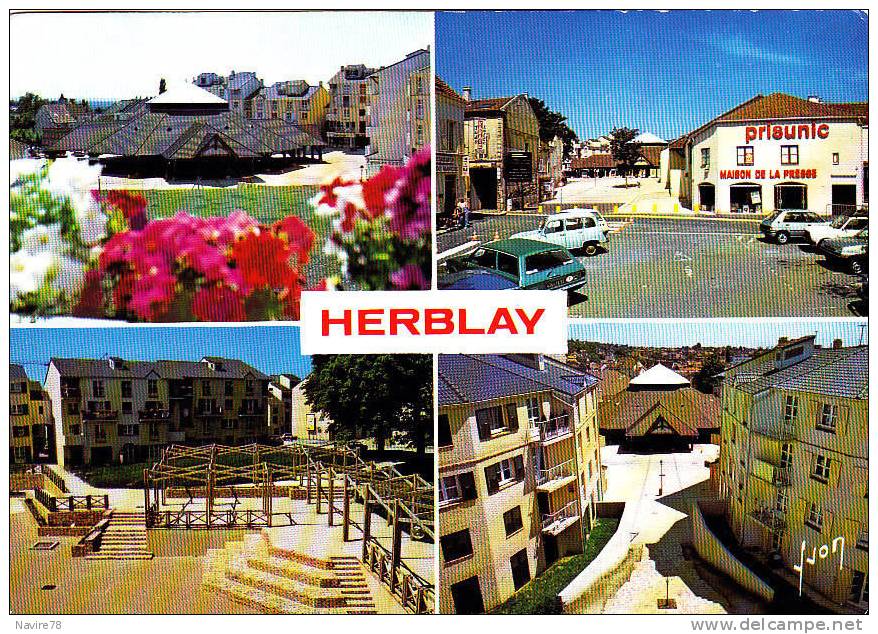 95  HERBLAY  Halle, Prisunic, Maison De La Presse - Herblay