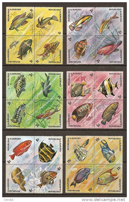 Burundi COB 615 / 638 ** - Unused Stamps