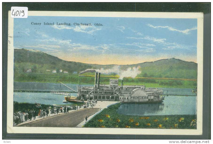 CONEY ISLAND LANDING - CINCINNATI   - TB - Cincinnati