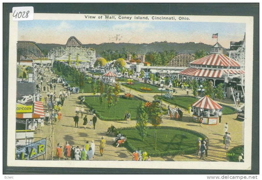 VIEW OF MALL - CONEY ISLAND - CINCINNATI  - TB - Cincinnati