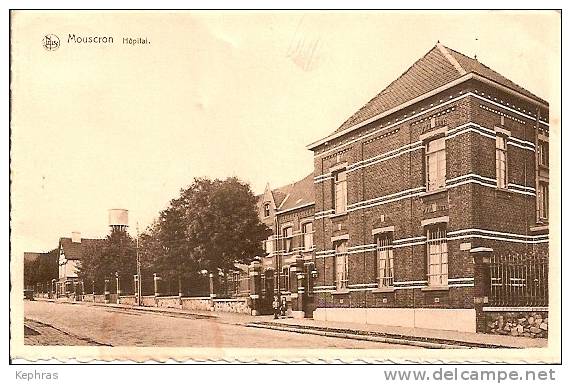 MOUSCRON : Hôpital - Edit. - Rousselle-Castel, Mouscron - Cachet De La Poste 1953 - Mouscron - Moeskroen