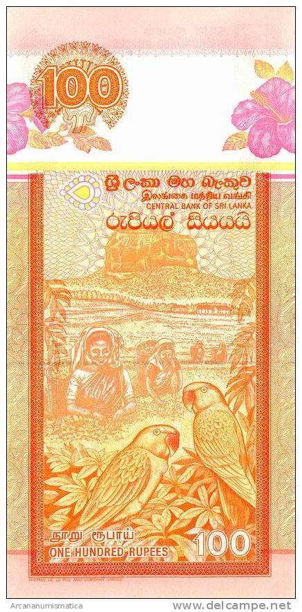 SRI LANKA  100  RUPIAS  19-11-2005  KM#117b   SC/UNC/PLANCHA         DL-6775 - Sri Lanka