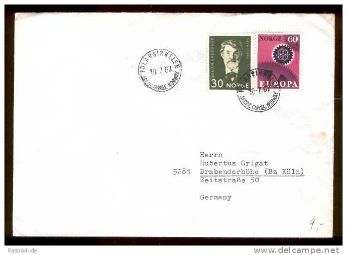 NORWAY 1967 POLAR ARCTIC CIRCLE ENVELOPE -POLARSIRKELEN - USED - Sonstige & Ohne Zuordnung