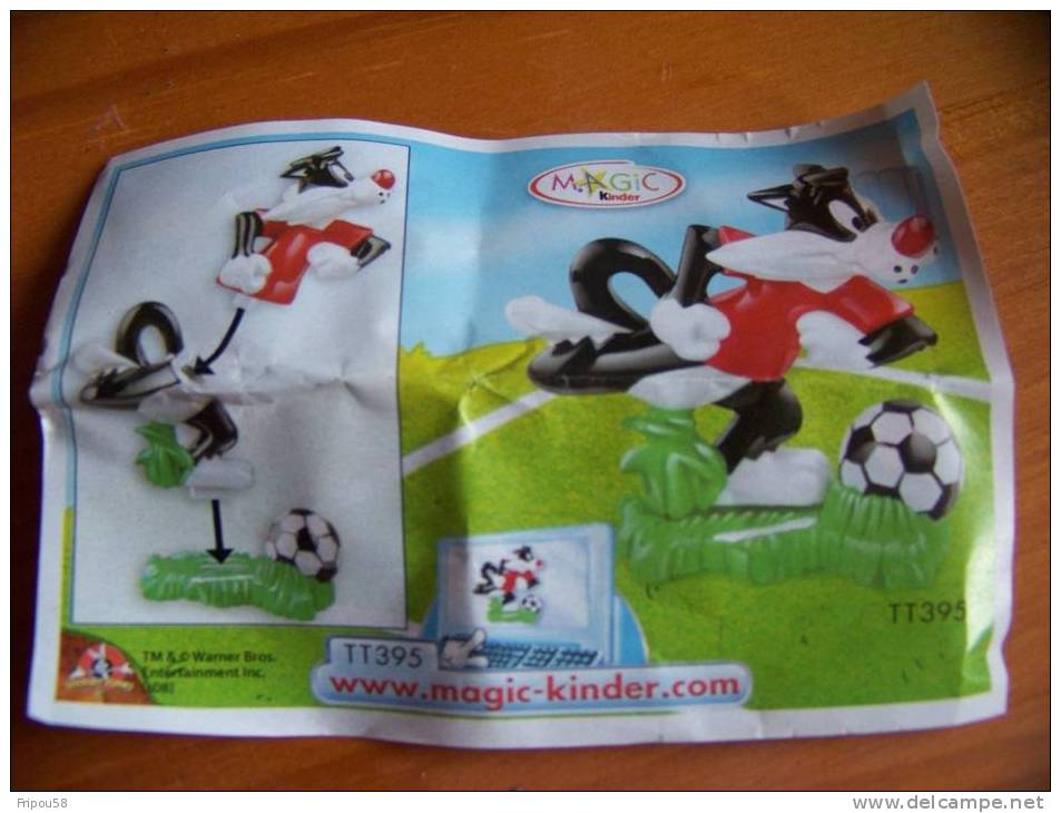 KINDER BPZ LOONEY TUNES ACTIVE TT395 - Istruzioni