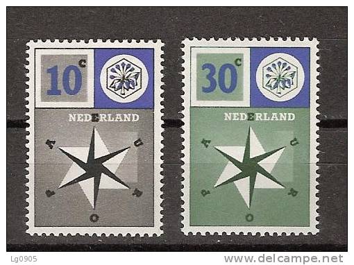 NVPH Netherlands Nederland Niederlande Pays Bas Holanda 700-701 MNH; Europa Zegels Europe Stamps Timbres Sellos D´Europa - 1957