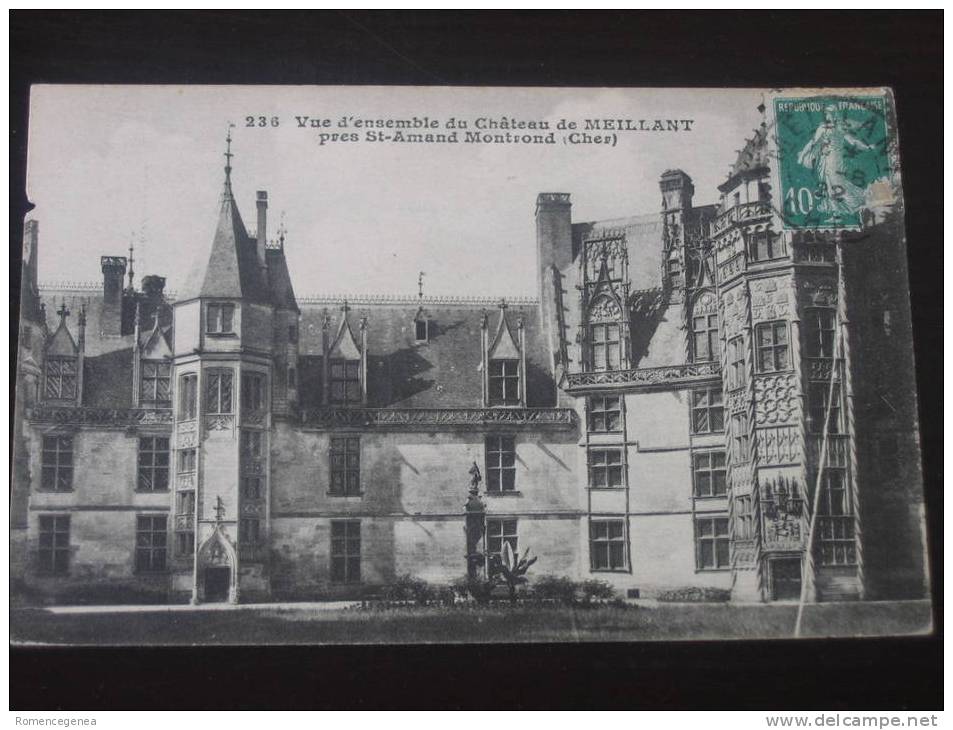 Château De MEILLANT - Lot De 5 CPA - Toutes Différentes - A Saisir ! - Thaumiers