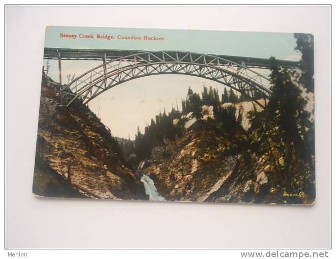 Canada - Steney Creek Bridge   -Canadian Rockies -   Cca 1910-20´s   F  D48396 - Other & Unclassified