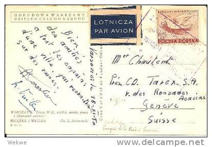 Pol168a/POLENWeltfriedenskonferenz Warschau 1950 - Storia Postale