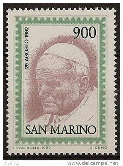 SAINT MARIN 1982  Visit Of Pape John Paul II   Scott A245 N° 1034 Neuf ** - Nuovi