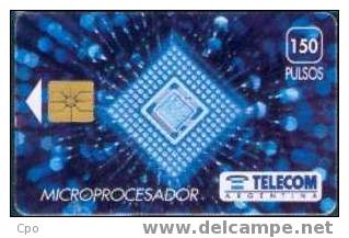 # ARGENTINA_TELECOM 11 Microprocesador 100 Gem Tres Bon Etat - Argentina