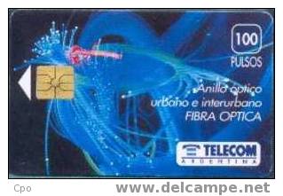 # ARGENTINA_TELECOM 9 Optical Fibres - Servicio Factel 100 Gem Tres Bon Etat - Argentinien